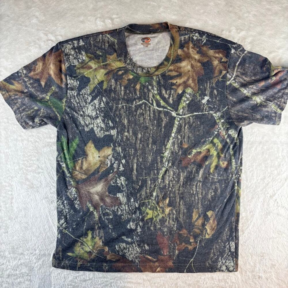 Duofold T-Shirt Camo Camouflage Men's Large Short Sleeve